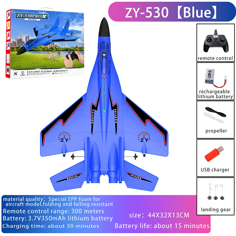 2.4GHz320mm Wingspan EPP RC Fighter Airplane Remote Controller Glider Aircraft Model Toy Children Outdoor Fly Toys