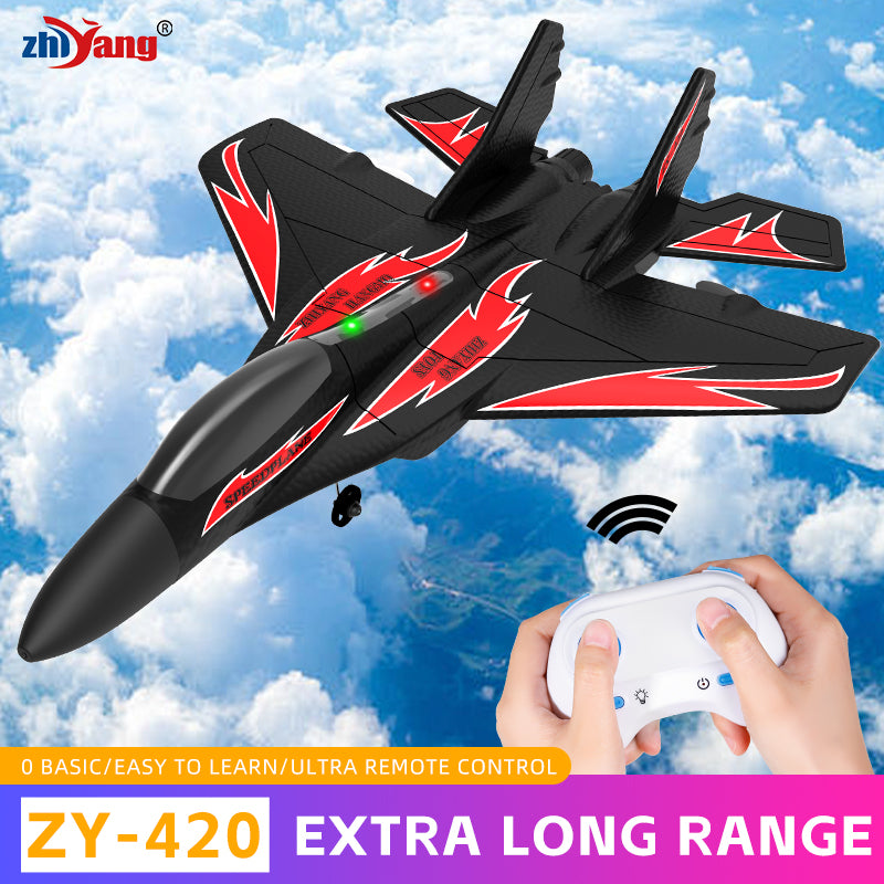 2.4GHz260mm Wingspan EPP RC Fighter Airplane Remote Controller Glider Aircraft Model Toy Children Outdoor Fly Toys