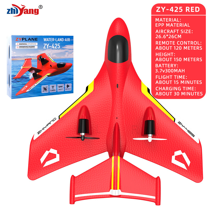 Zhiyang Toys Small 425 Water, Land, and Air Remote Control Aircraft