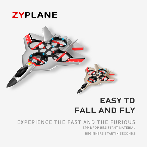 Zhiyang toy remote control four axis fighter glider foam EPP fixed wing roll remote control aircraft model