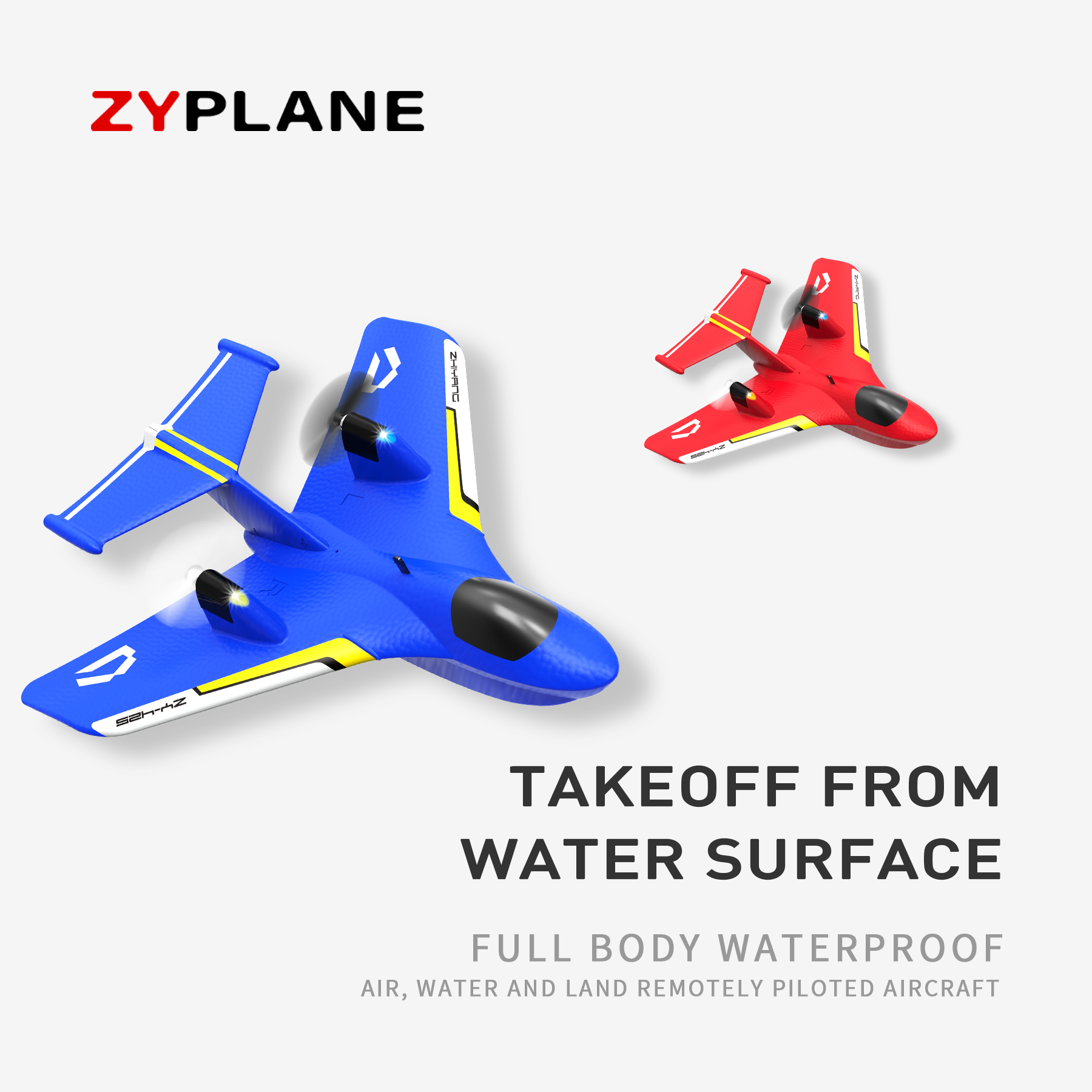 Zhiyang Toys Small 425 Water, Land, and Air Remote Control Aircraft